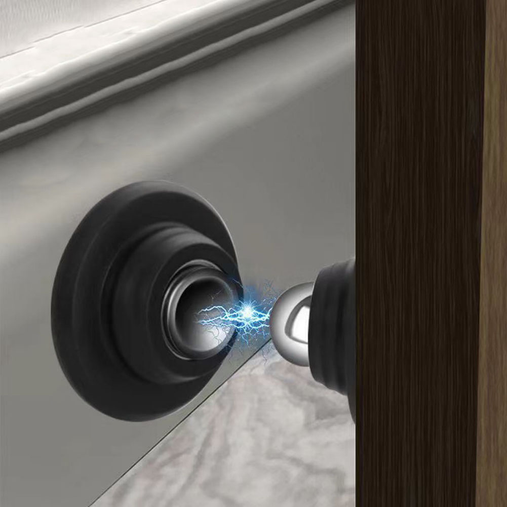 Door Stop Alarm - 1pc シリコーンドアストップドア磁気ストッパー衝突防止防風ドアストッパーシリコーンドア吸引パンチングなしドアストップ