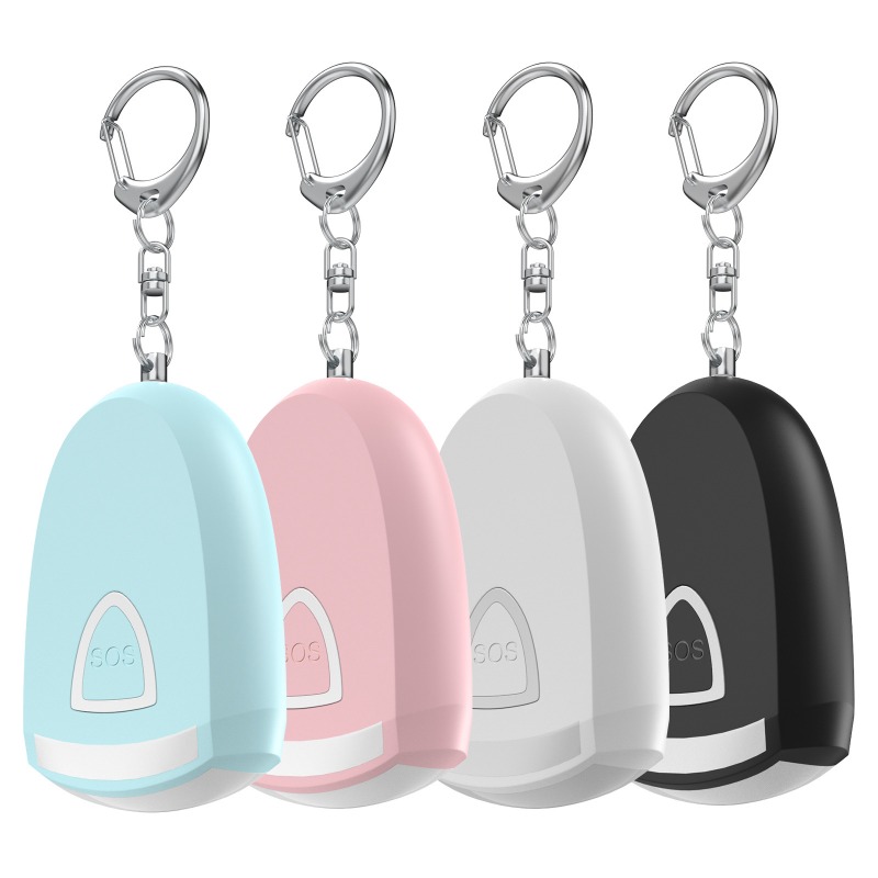 Personal Alarm Keychain - 充電式パーソナルアラーム 軽量の抗狼装置付き 屋外用ポータブルキーチェーンアラーム 軽量でいつでも持ち運びが簡単