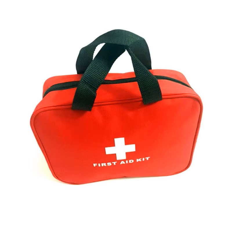 First Aid Bag Kit - コンパクトで軽量なバッグ付き救急セット、家庭/車/旅行用の高品質緊急用品210点入り、OSHA準拠