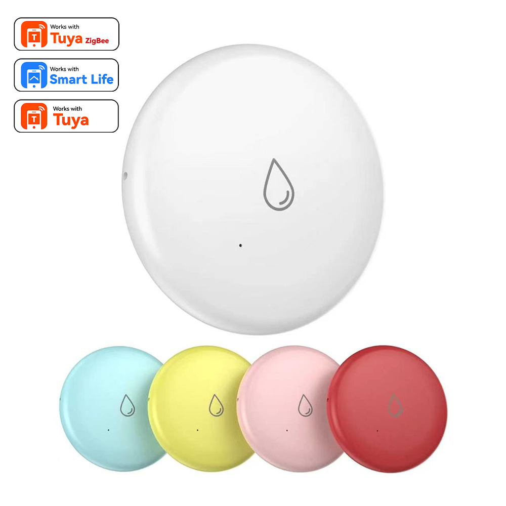 Water Alarm Sensor - Zigbee 漏れセンサー LED 浸水検知器 Tuya スマートライフアプリ用