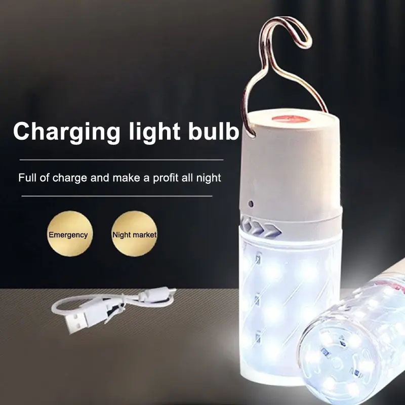 Power Outage Light - LED充電式キャンプランタン緊急屋外テントライトポータブルナイトライトクリップフック付きハイキング釣りハリケーン用