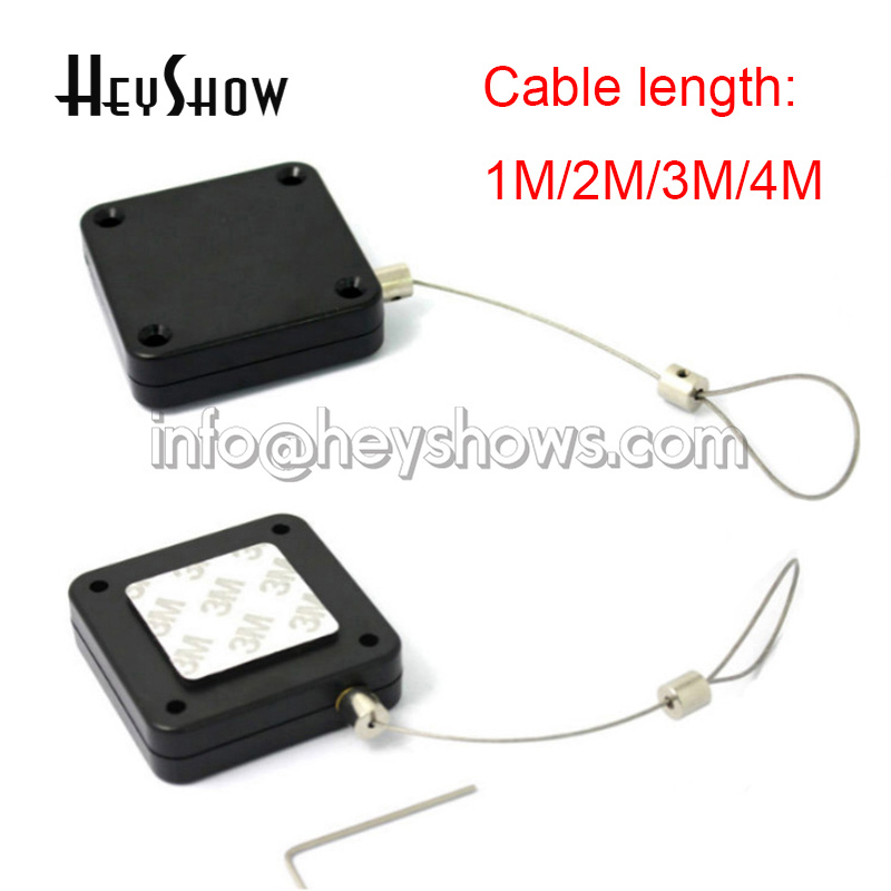 Window Lock Bar - 超長伸縮式スクエアセキュリティ1m/2m/3m/4m,10個,ワイヤーボックス,リコイル製品,盗難防止チェーン