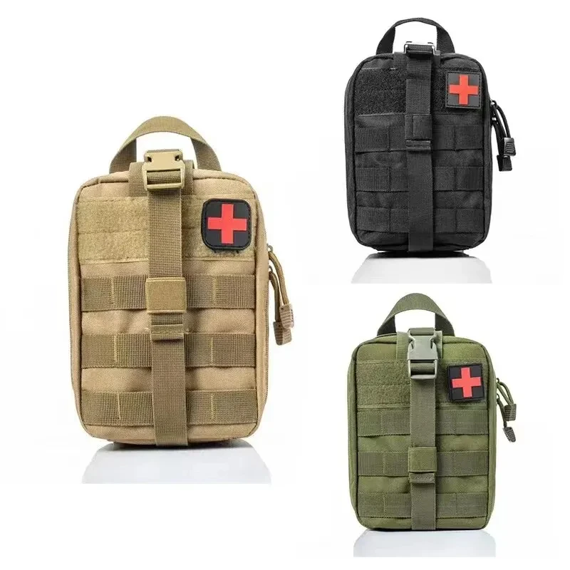 First Aid Bag Kit - 戦術的な応急処置キット医療バッグ緊急屋外狩猟車キャンプモールサバイバルツール EDC ポーチオーガナイザー