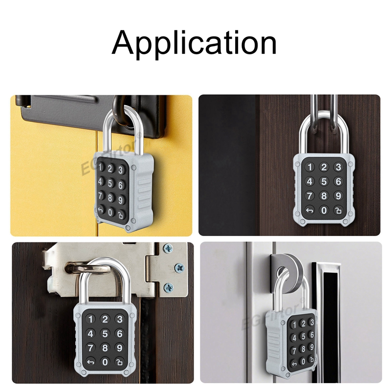 Lockbox Key Secure - Tuya Bluetooth APP リモート電子スマート南京錠パスワードドアロックセキュリティ安全バッグボックス引き出し