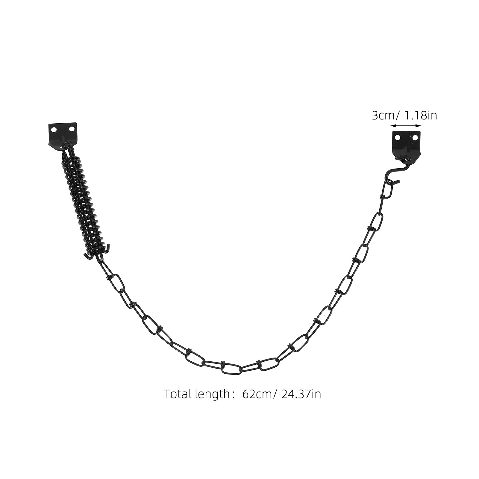 2 セットアメリカンスタイルハンドル防風チェーンドアガードス - Security Chain Door のレビューと価格