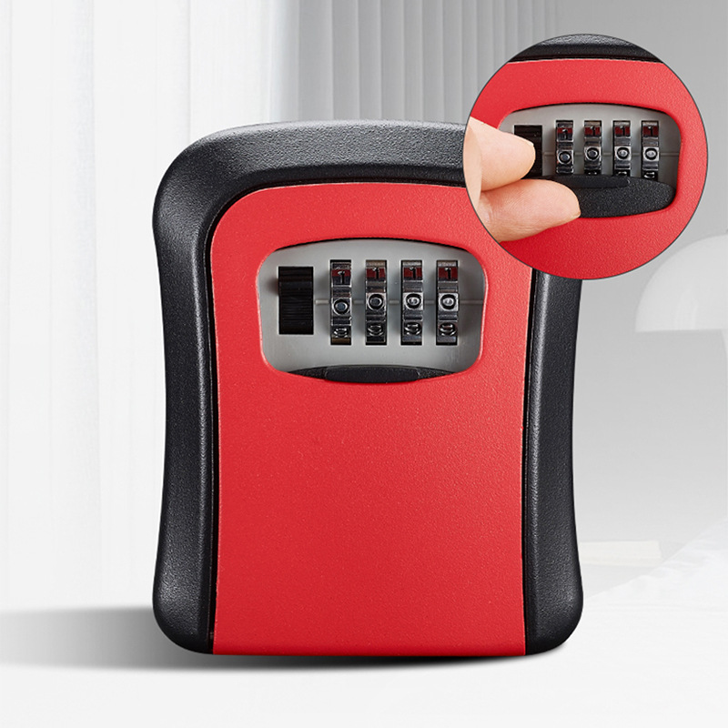 壁掛けキーロックボックス 4桁パスワードコードセキュリティロ - Lockbox Key Secure のレビューと価格