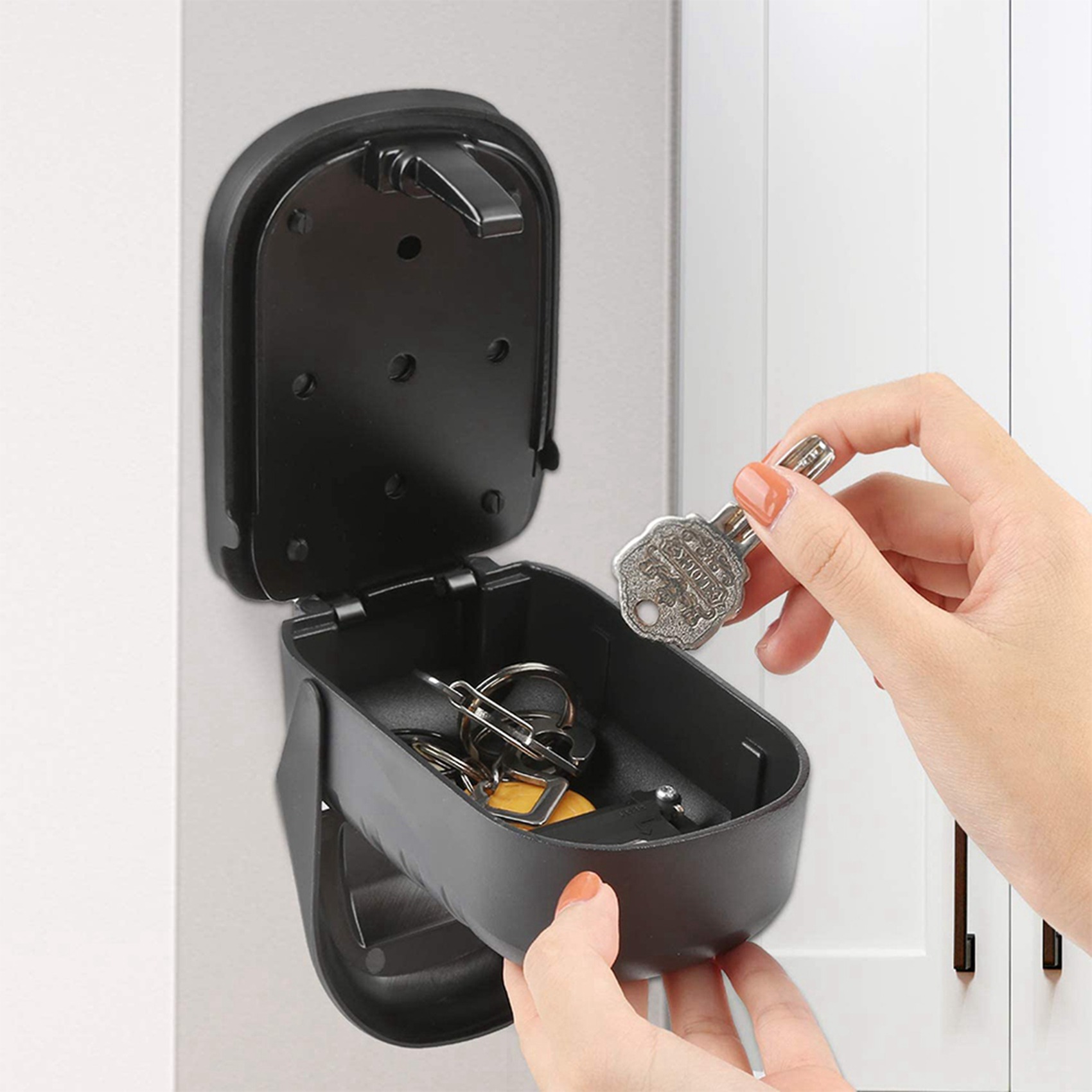 ABKN-2X キーロックボックス 壁掛け 4桁ダイヤル式  - Lockbox Key Secure のレビューと価格