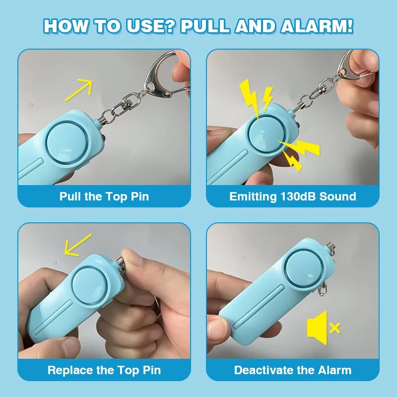 個人的なセキュリティアラーム,女性,子供,女の子,緊急アラー - Personal Alarm Keychain のレビューと価格