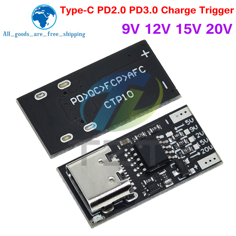 TZT Type-C PD2.0 PD3.0 9V 12V  - Co Detector Plug のレビューと価格