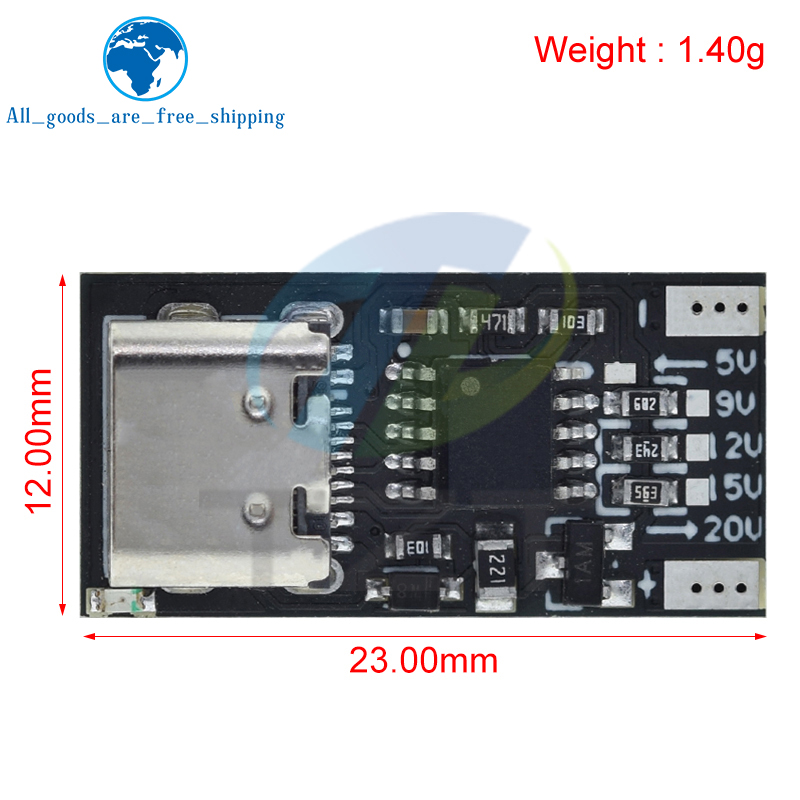 TZT Type-C PD2.0 PD3.0 9V 12V  - Co Detector Plug のレビューと価格