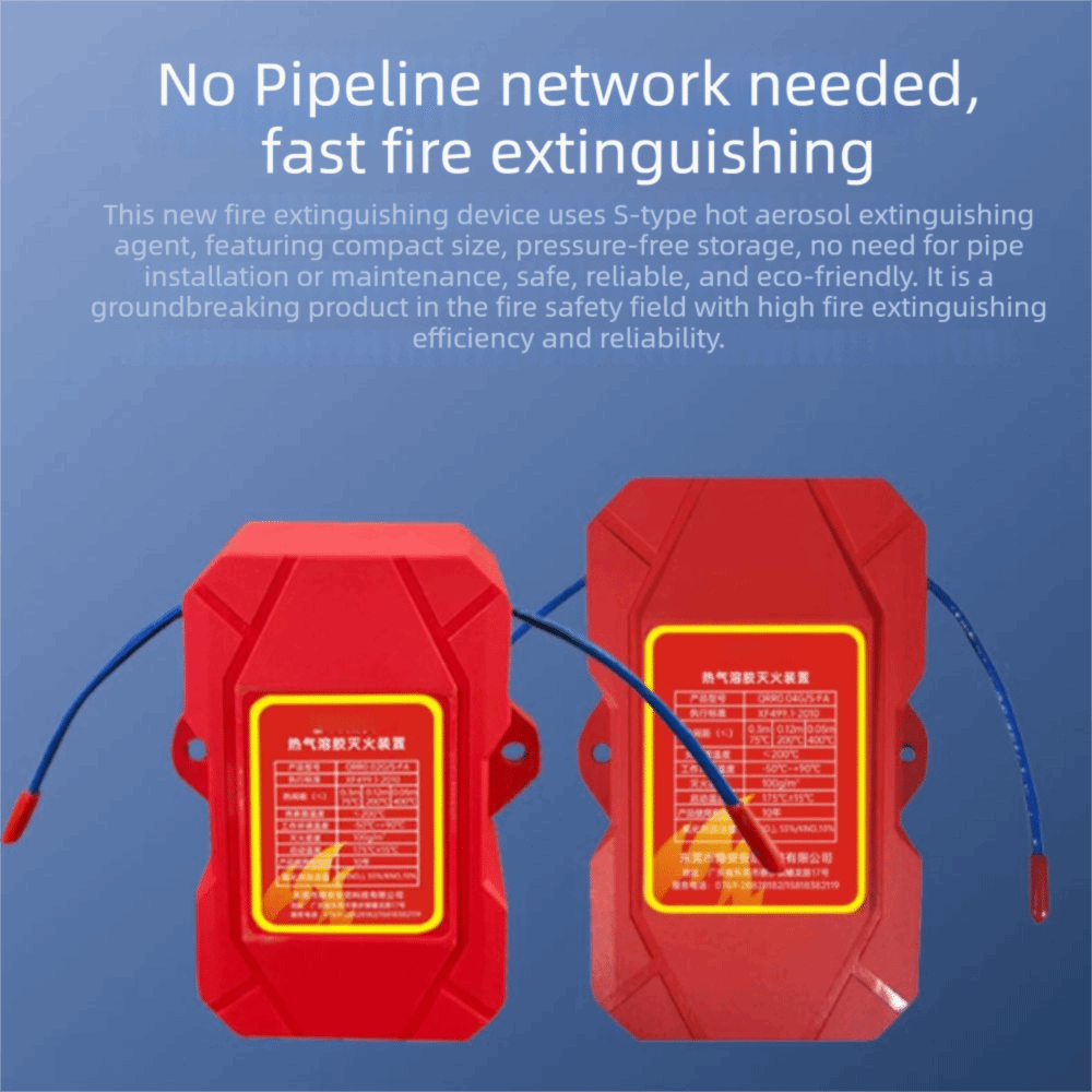 デュアルライン設計の難燃装置 自動起動 無公害 自動消火ステ - Fire Extinguisher Small のレビューと価格