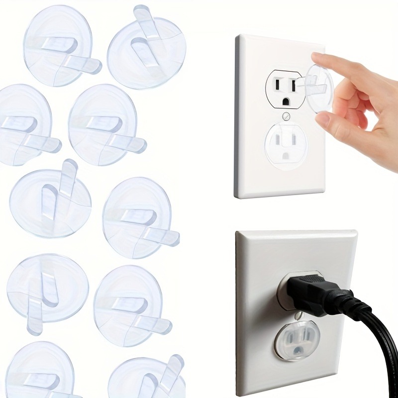 14個入りチャイルドセーフティコンセントカバー 透明デザイン - Outlet Cover Baby のレビューと価格