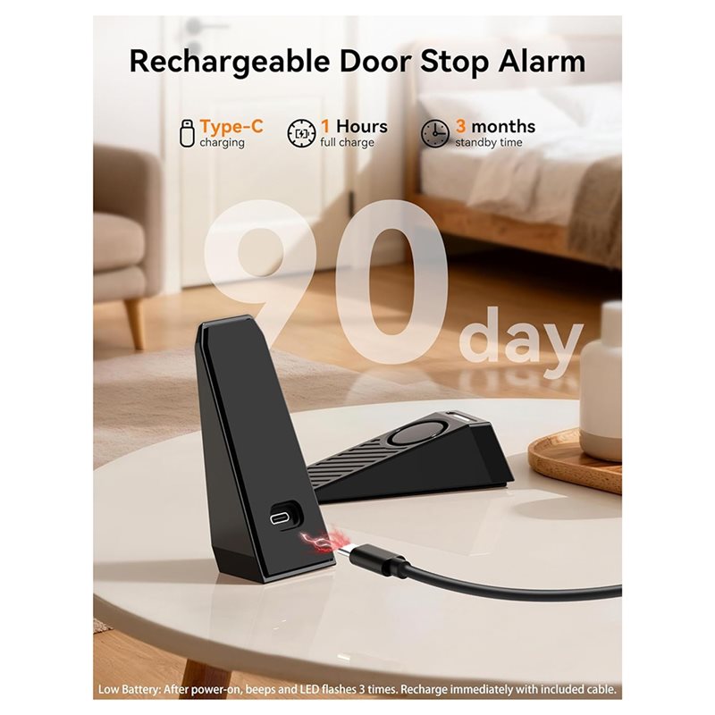 AB34-ドアストップアラーム、ドアストップ、滑り止めシリコ - Door Stop Alarm のレビューと価格