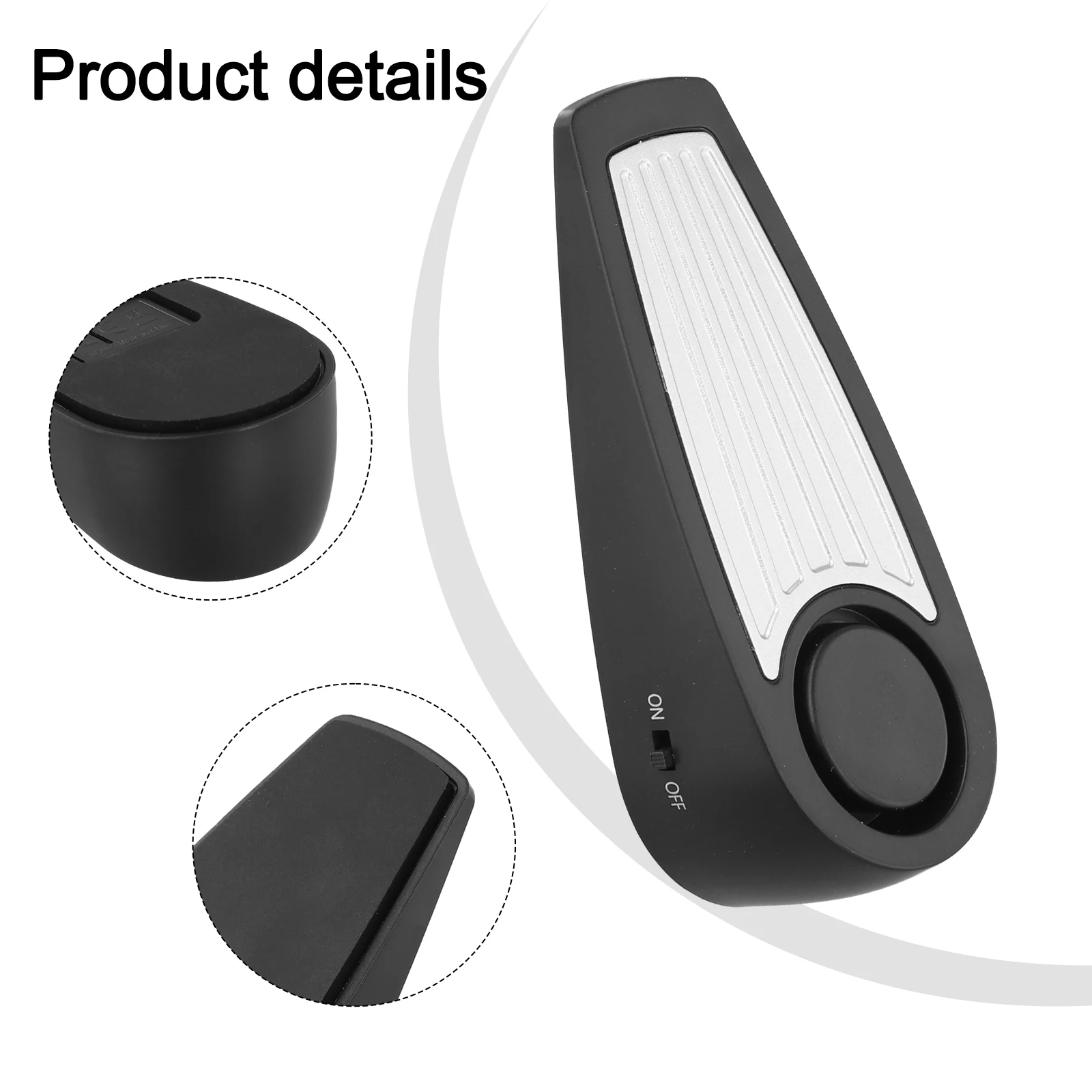 アラーム ホワイト ポータブル ドアストッパー コンパクトサ - Door Stop Alarm のレビューと価格