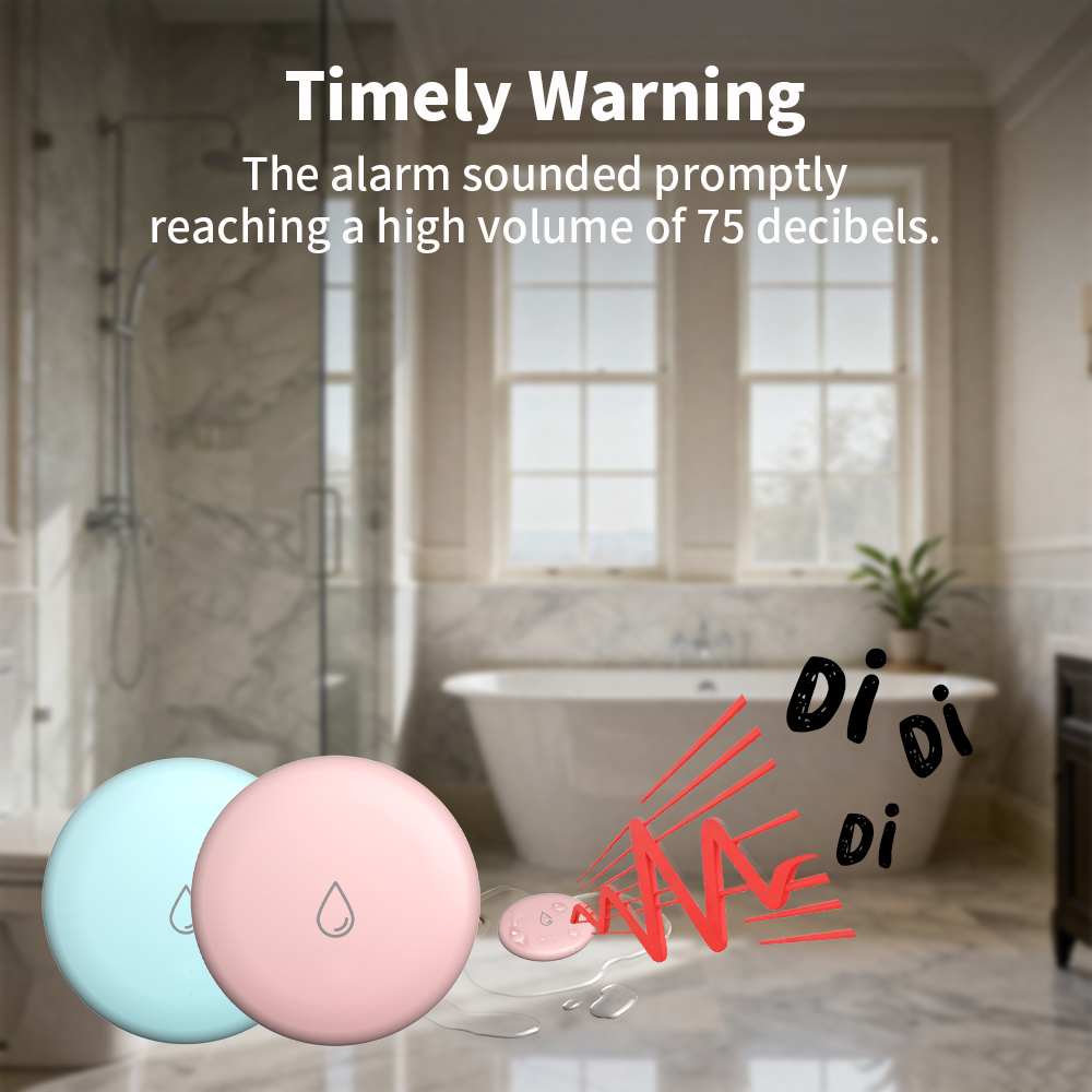 Zigbee 漏れセンサー LED 浸水検知器 Tuya ス - Water Alarm Sensor のレビューと価格