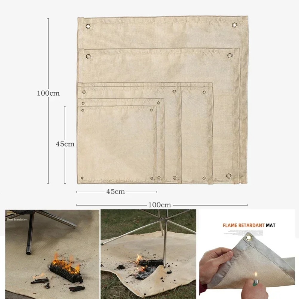 高温耐火ブランケットグラスファイバーマット、屋外キャンプ、ピ - Fire Blanket Kitchen のレビューと価格