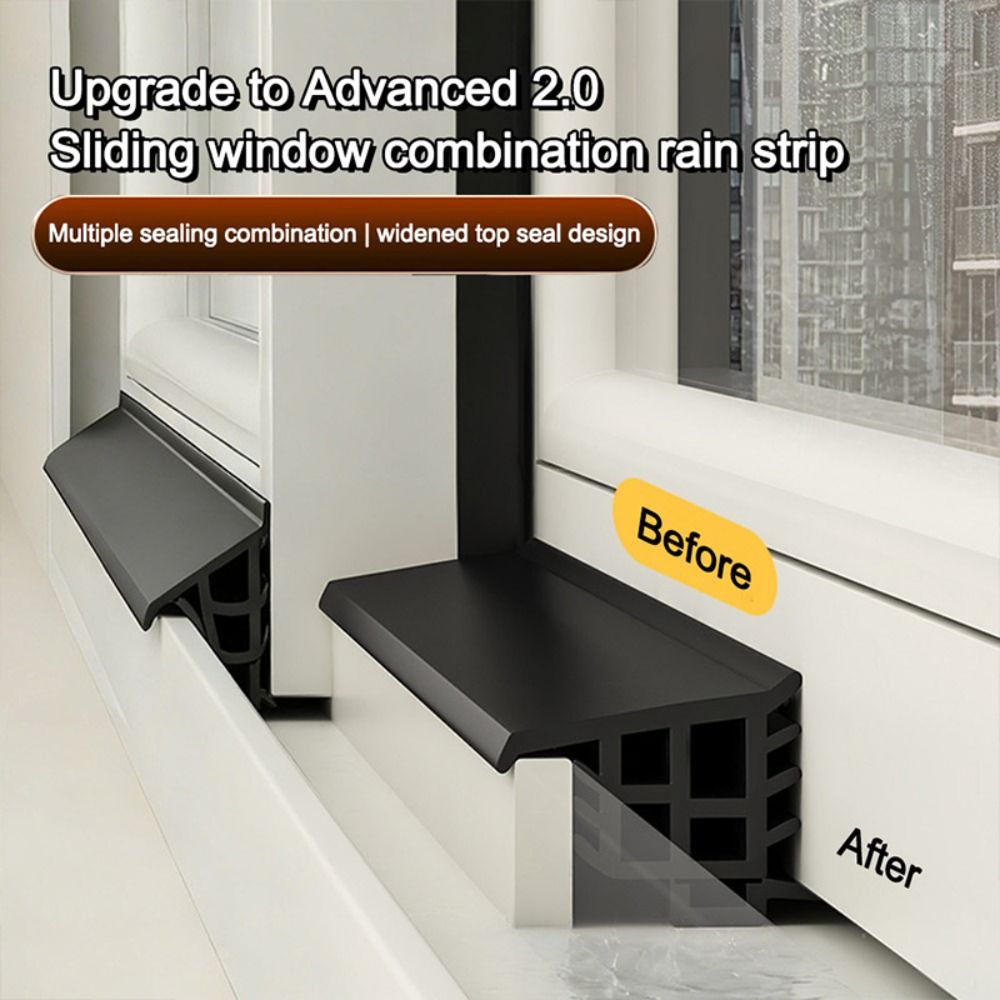 1m/1.5/2m窓用止水バー TPE製 自己粘着式 水逆流 - Window Lock Bar のレビューと価格