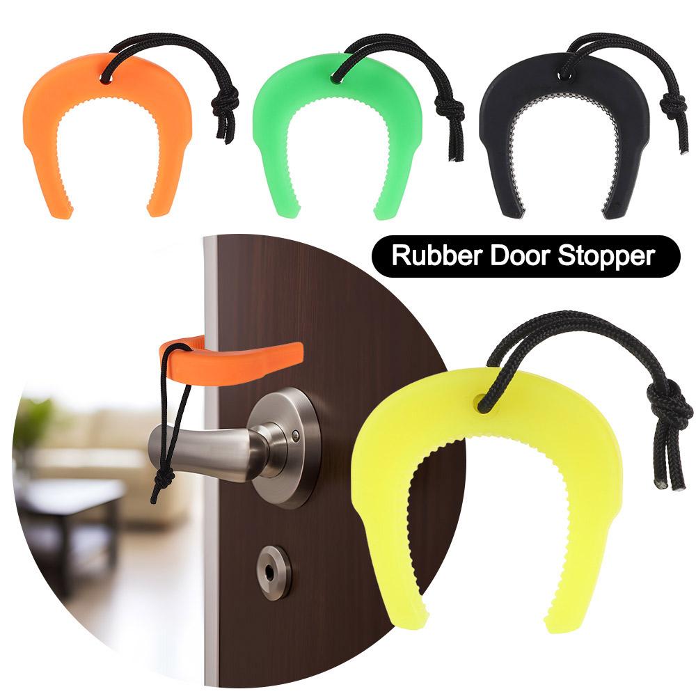 耐久性のあるゴム製ドアジャム消防士用ウェッジゴム製ドアストッ - Door Stop Alarm のレビューと価格