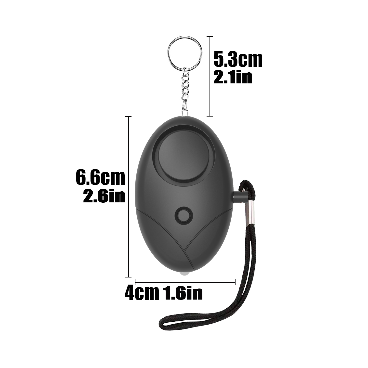 130db 個人安全警報キーホルダー抗狼自衛大声叫び緊急警報 - Personal Alarm Keychain のレビューと価格