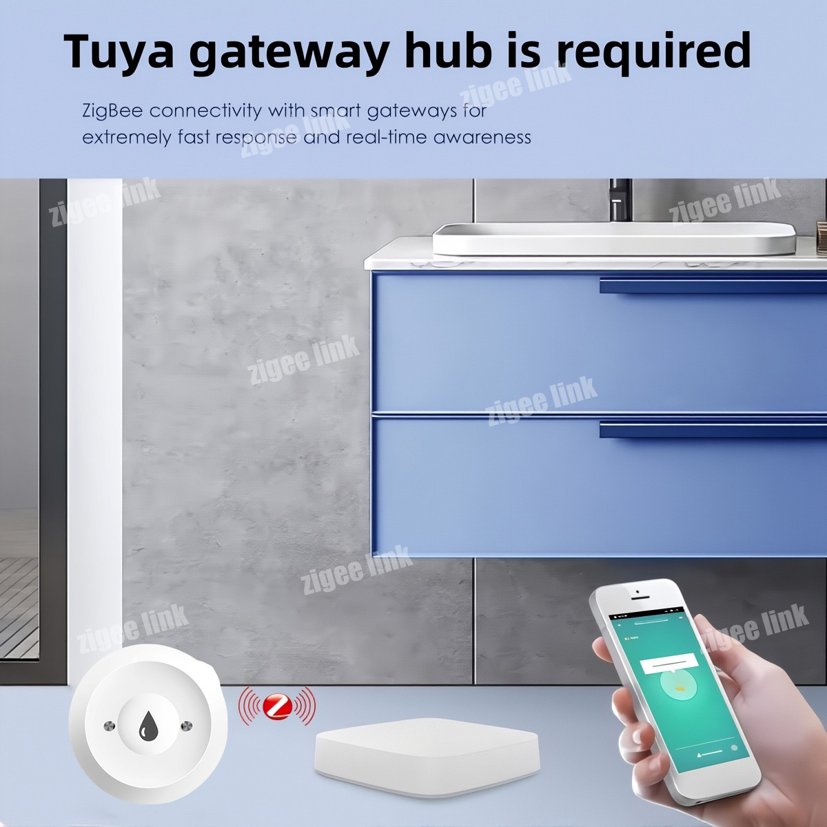 ZigBee 3.0 水センサー スマート漏水検知器 洪水漏 - Water Alarm Sensor のレビューと価格