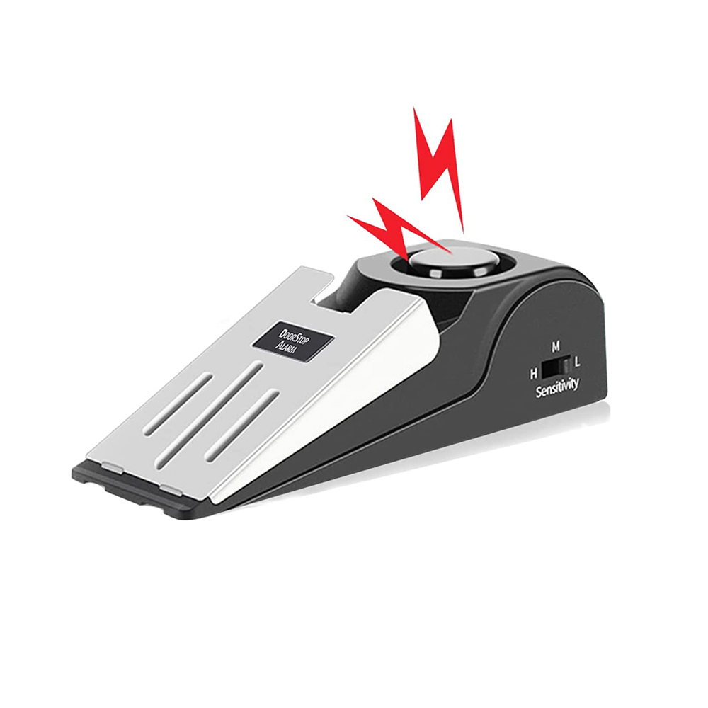 1Pc ドアストッパーアラームポータブル 120db ウェッ - Door Stop Alarm のレビューと価格