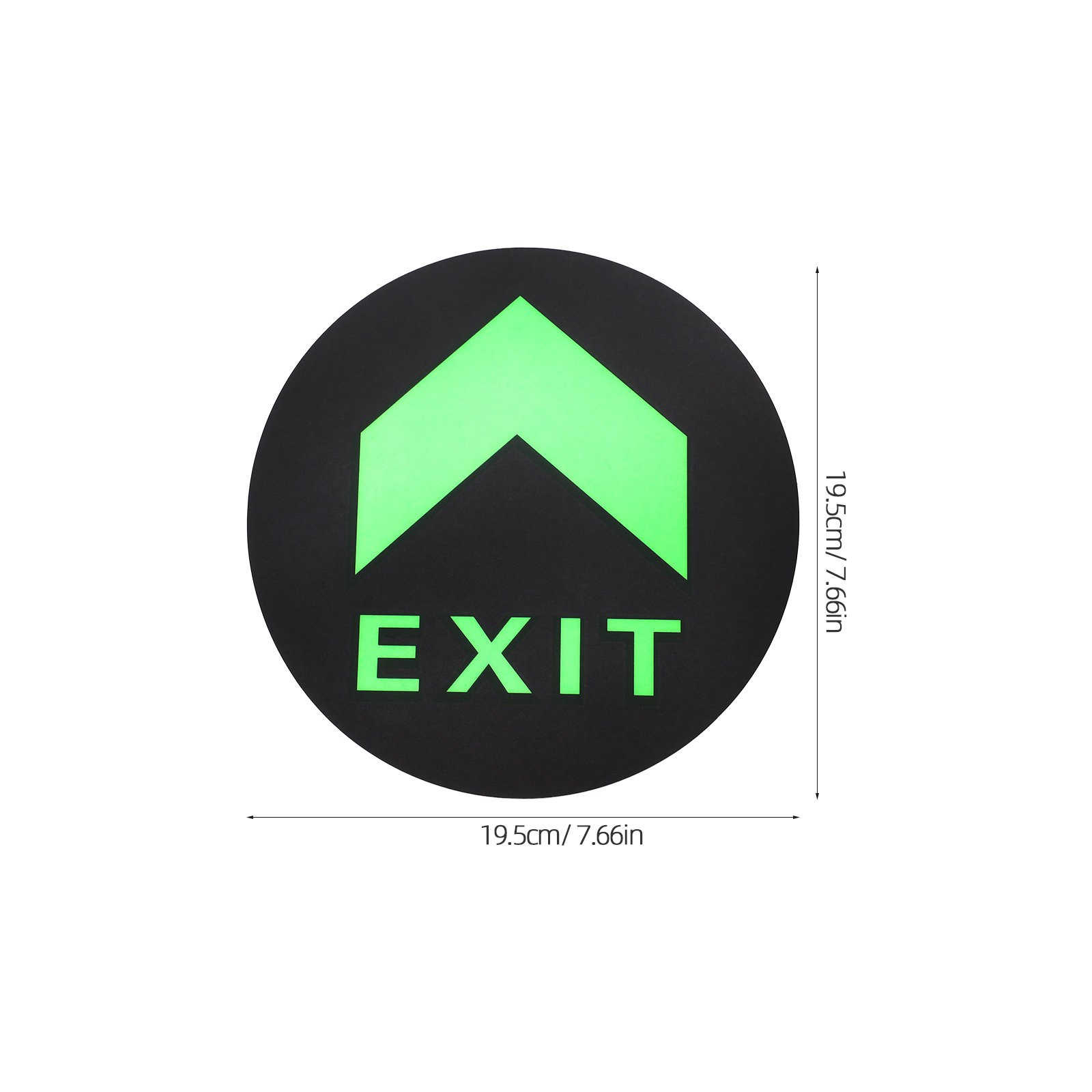 暗闇で光る避難口標識ステッカー5枚セット 緊急避難用床面安全 - Emergency Exit Sign のレビューと価格