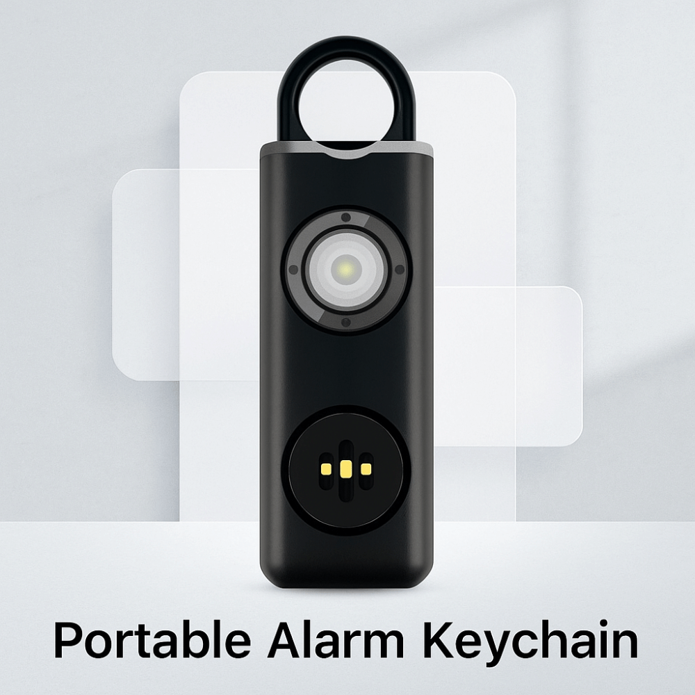 130 高 DB セーフサウンドパーソナルアラーム LED  - Personal Alarm Keychain のレビューと価格