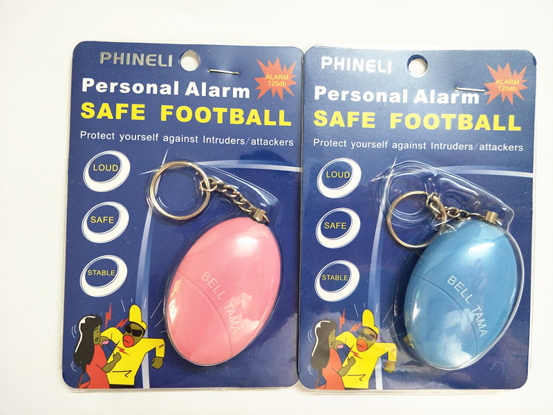 卵型140dbパーソナルキーリングアタックパニックセーフティ - Personal Alarm Keychain のレビューと価格