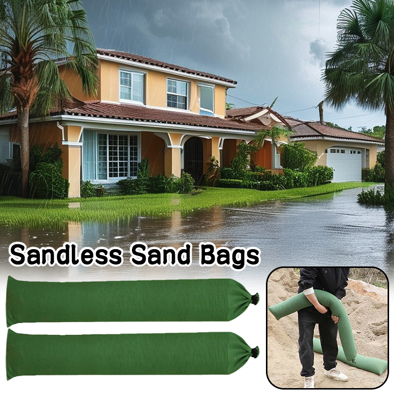 2 個サンドレス土嚢抗洪水制御水活性化洪水バリア家のドア代替 - Flood Barrier Bag のレビューと価格