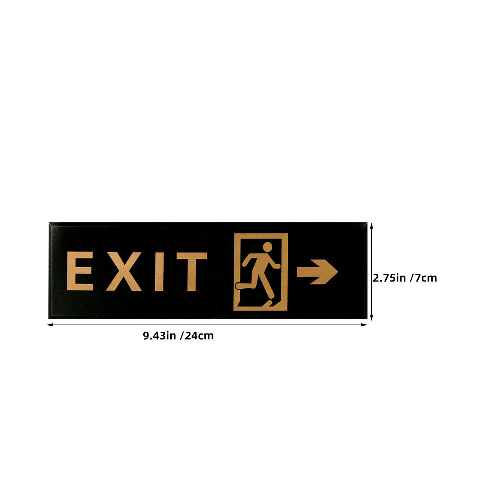 5枚セット アクリル製 非常口標識 自己粘着式 火災非常口プ - Emergency Exit Sign のレビューと価格