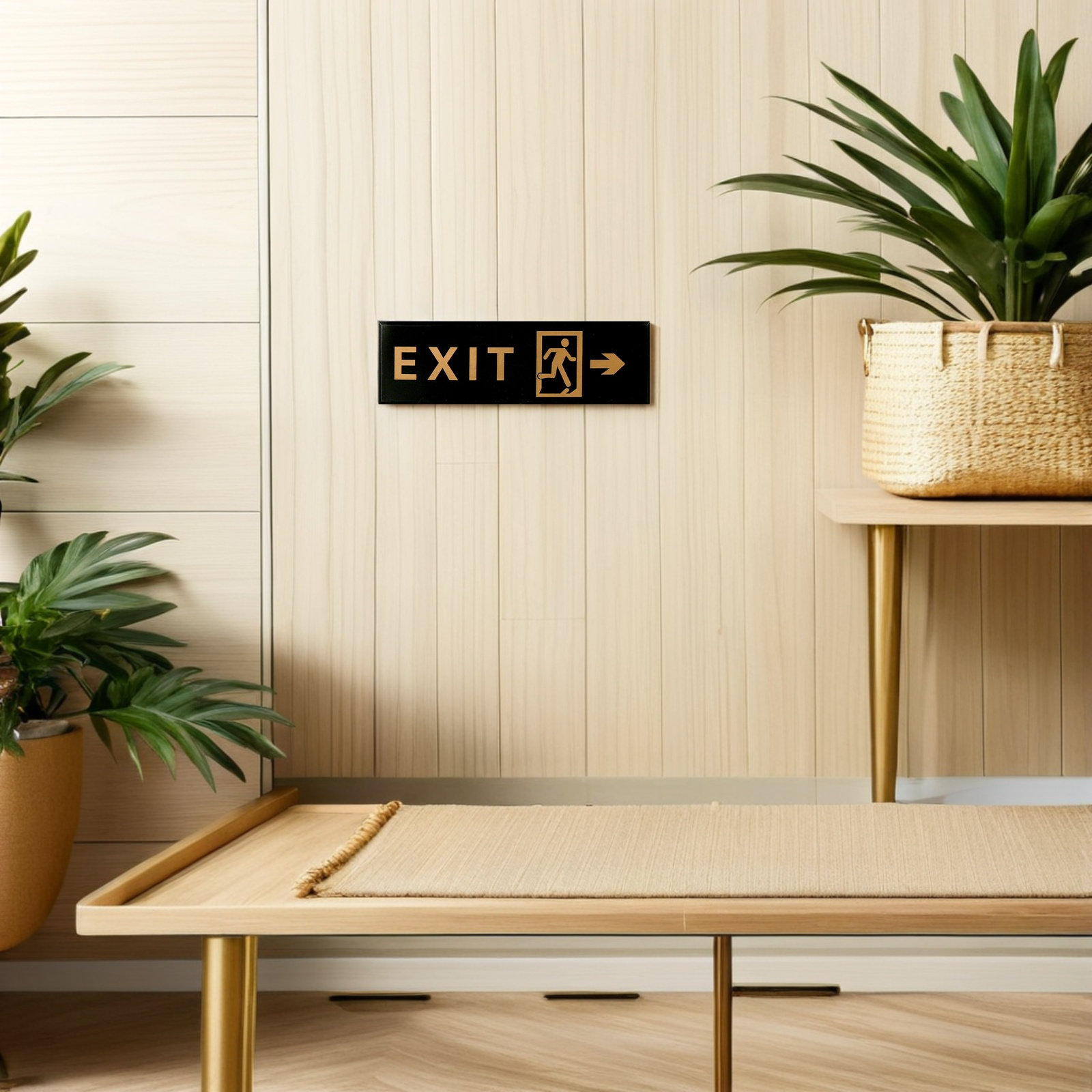 5枚セット アクリル製 非常口標識 自己粘着式 火災非常口プ - Emergency Exit Sign のレビューと価格