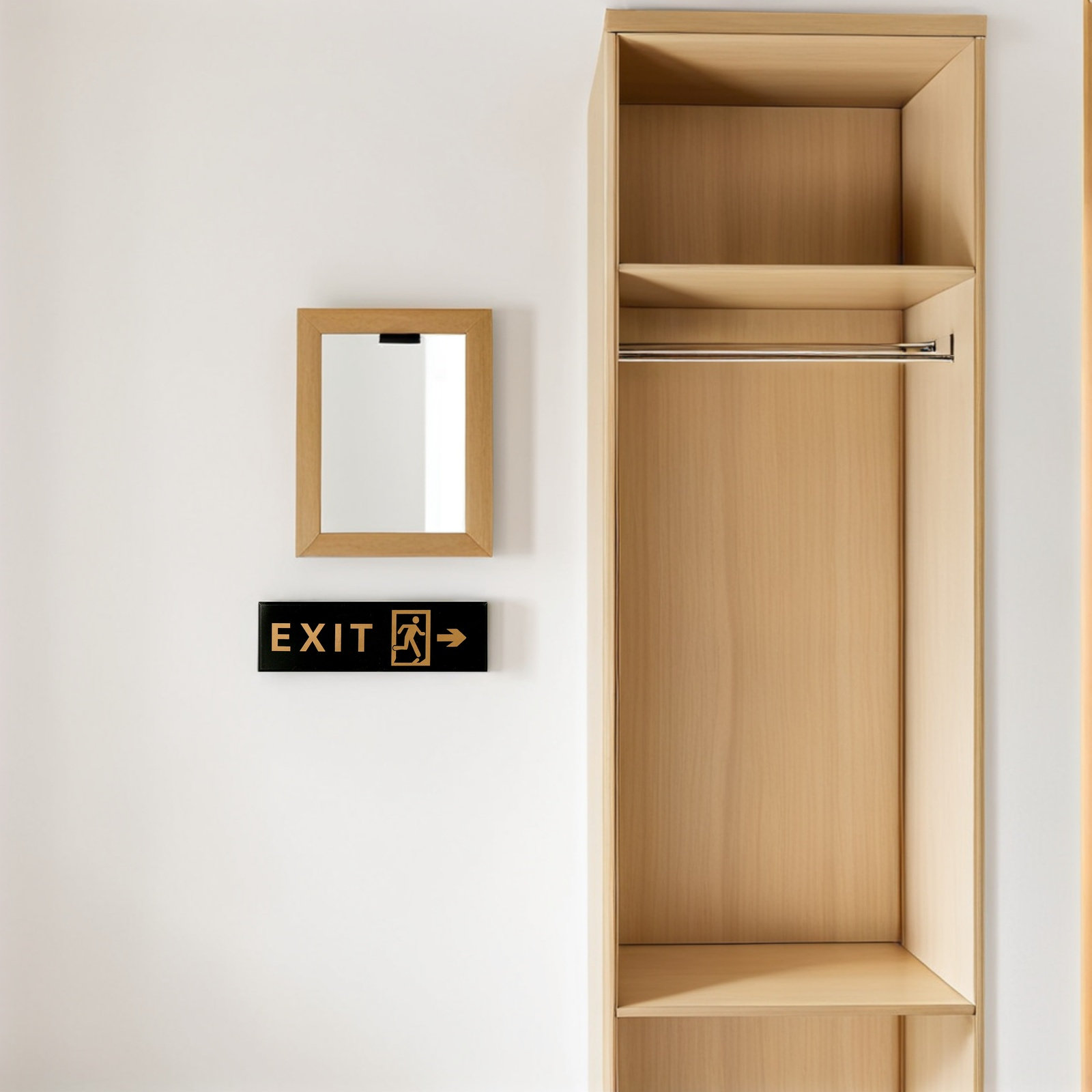 5枚セット アクリル製 非常口標識 自己粘着式 火災非常口プ - Emergency Exit Sign のレビューと価格