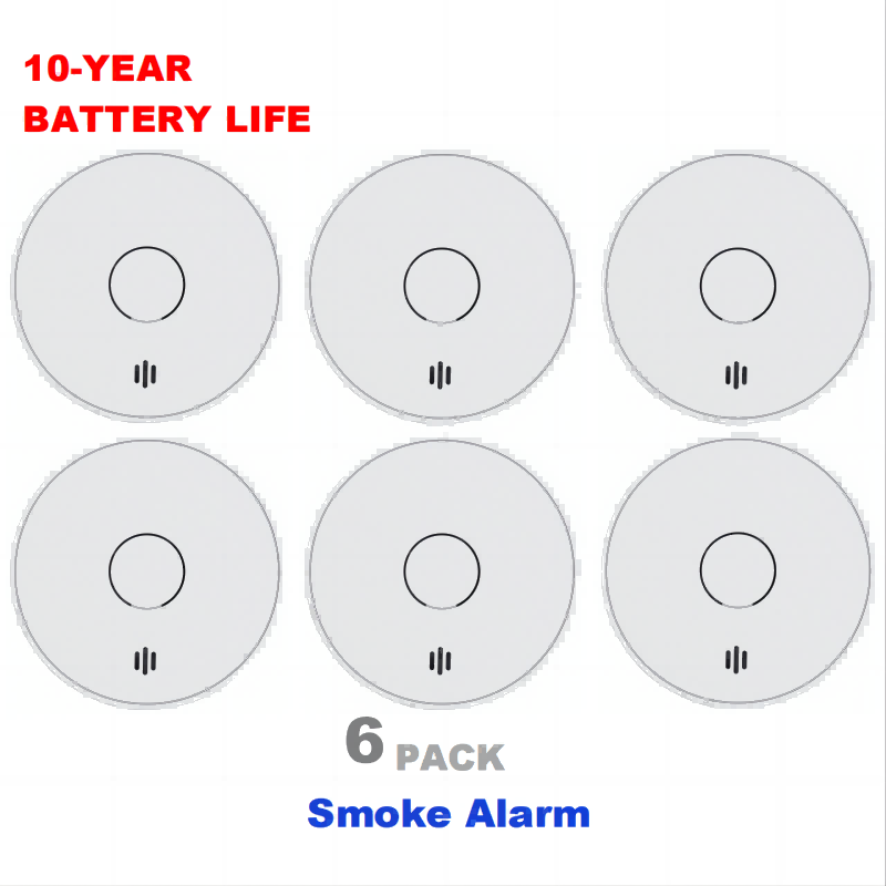 V-Come 家庭用スタンドアロン煙感知器、10年電池式光電 - Smoke Detector Interconnected のレビューと価格