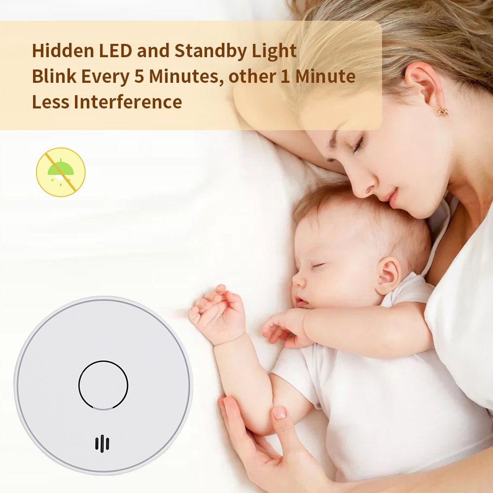 V-Come 家庭用スタンドアロン煙感知器、10年電池式光電 - Smoke Detector Interconnected のレビューと価格