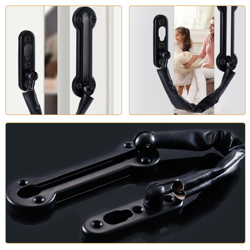 頑丈なステンレス製ドアチェーンロック、強力な通気性、覗き穴付 - Security Chain Door のレビューと価格
