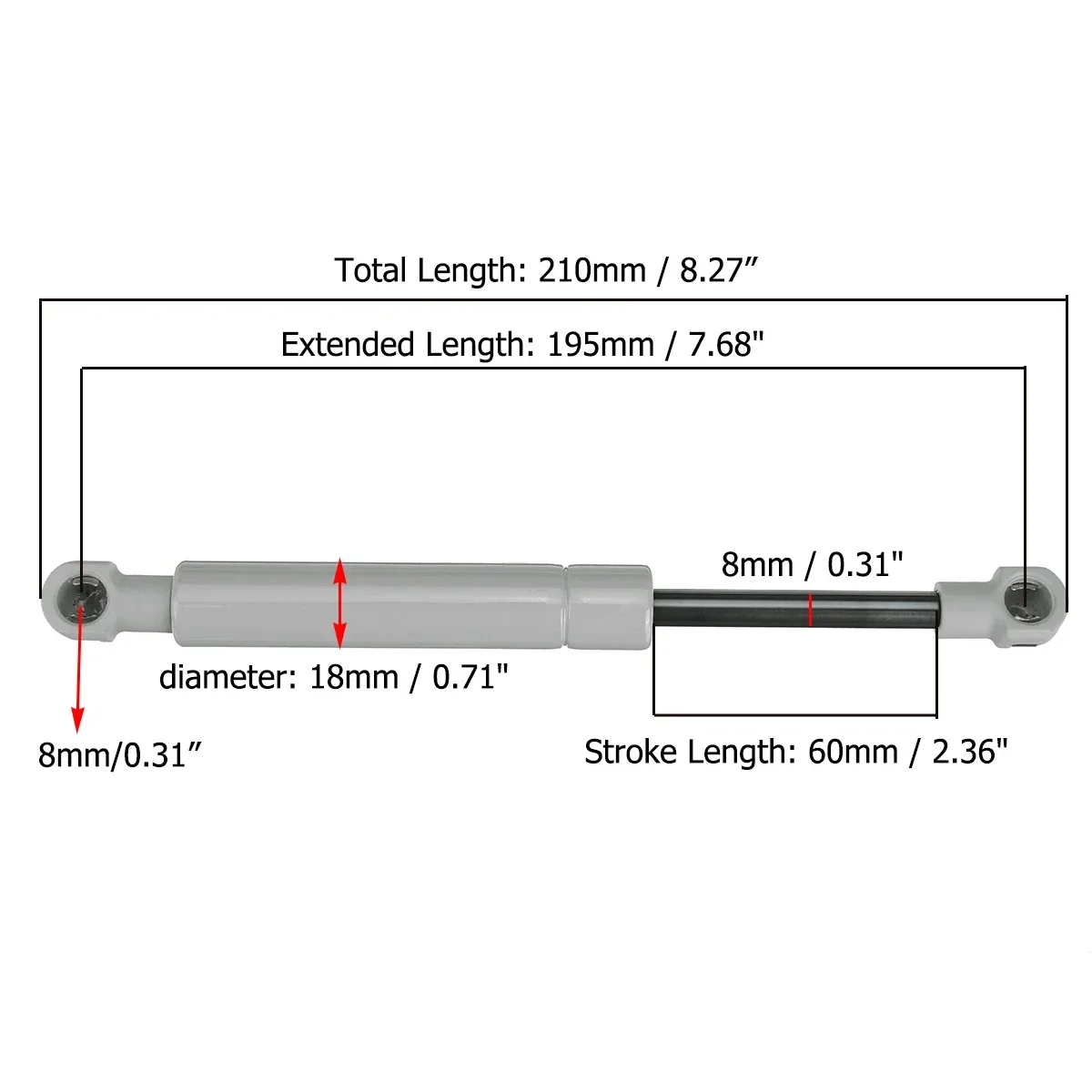 200-380N 195mm 8mm RVベッド窓、バス、キ - Window Lock Bar のレビューと価格