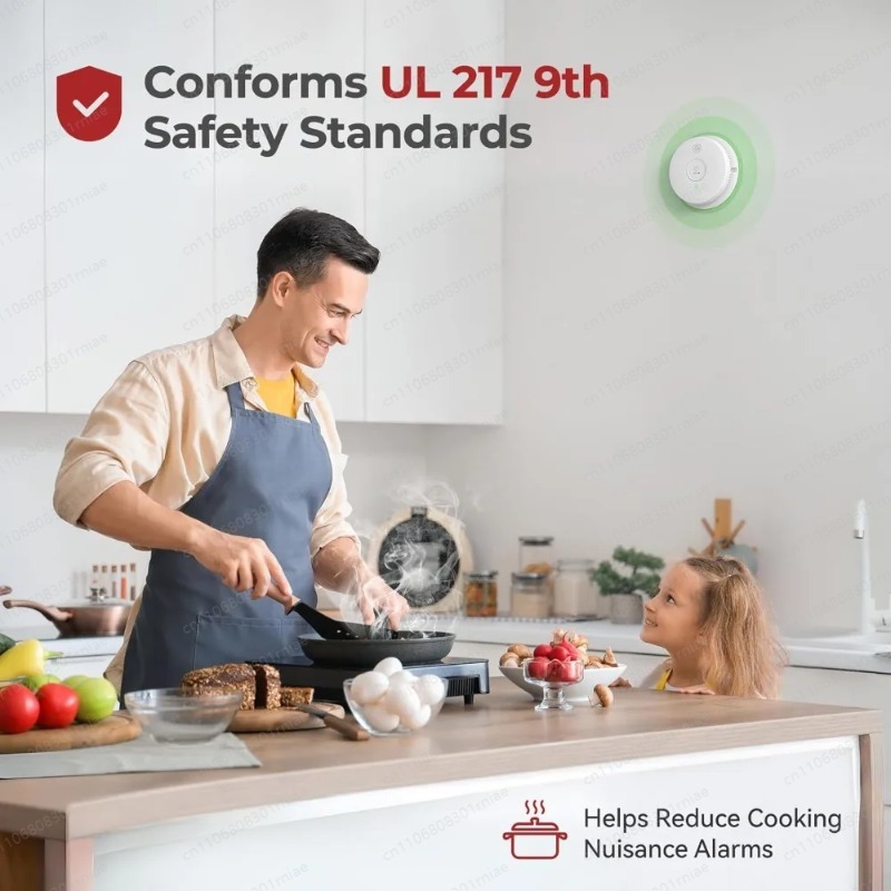 高品質-8個パック、ハードワイヤード相互接続型煙感知器、9V - Smoke Detector Interconnected のレビューと価格