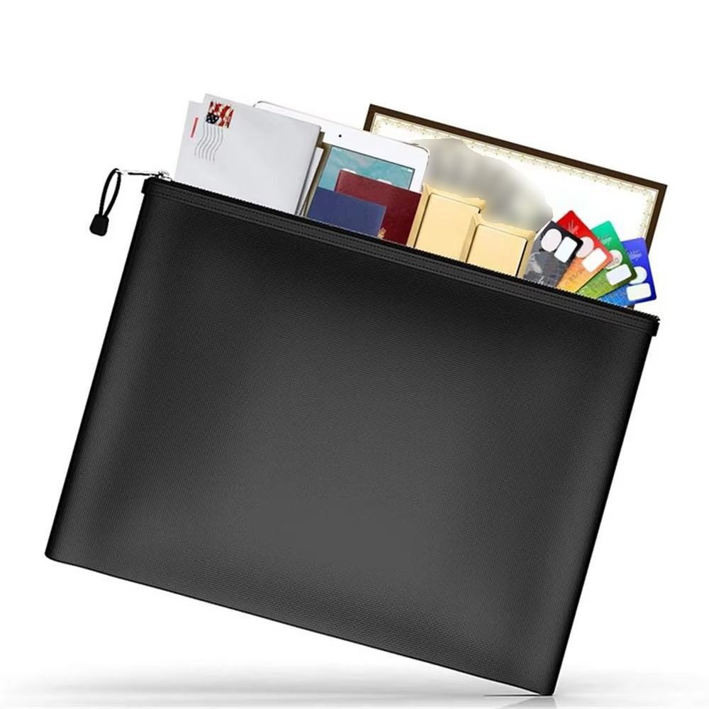 高温耐性耐火ドキュメントバッグ ジッパー付き 4 サイズ 火 - Fire Safe Document のレビューと価格