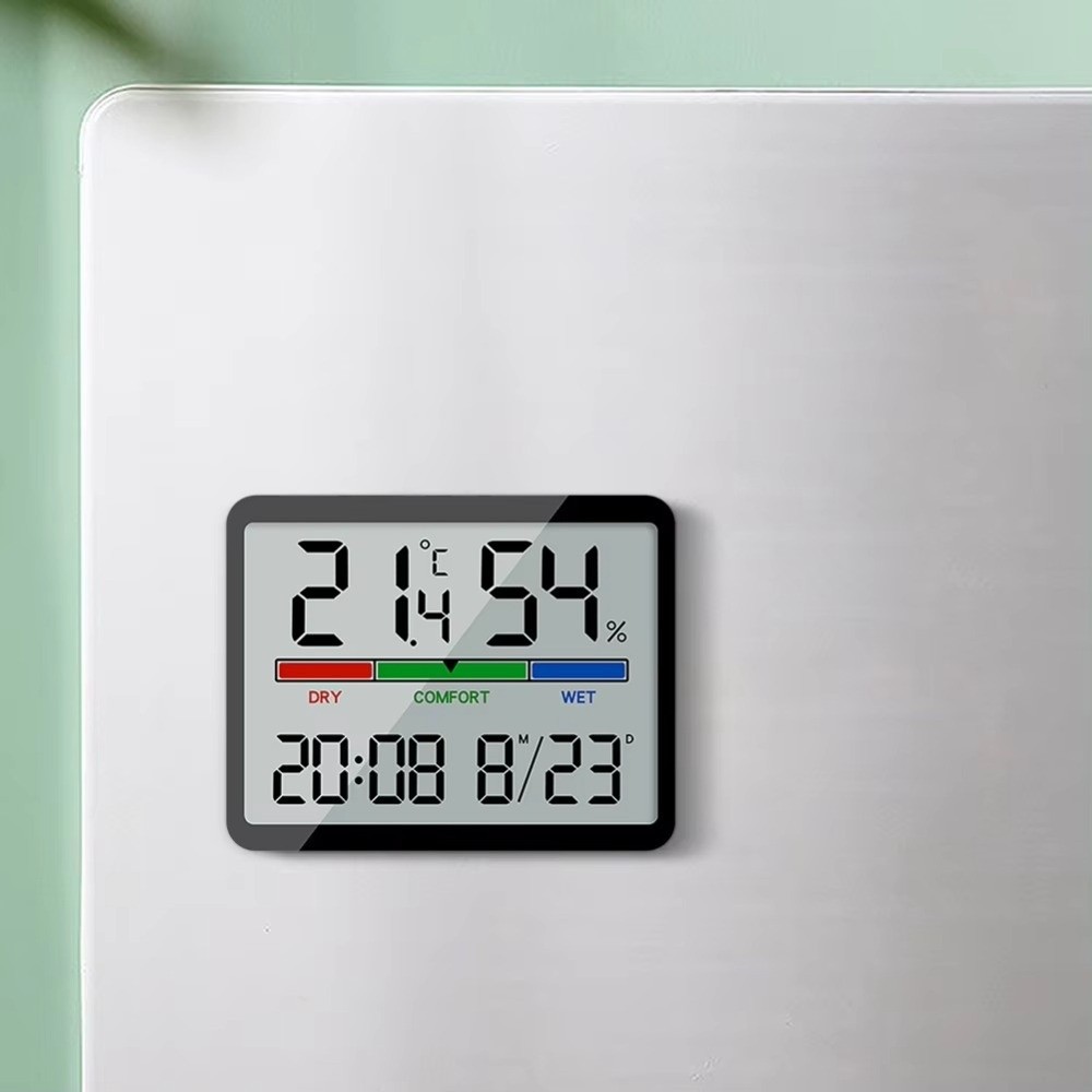 磁気吊り下げ時計大型液晶画面デジタルディスプレイ室内温度計超 - Pool Alarm Float のレビューと価格