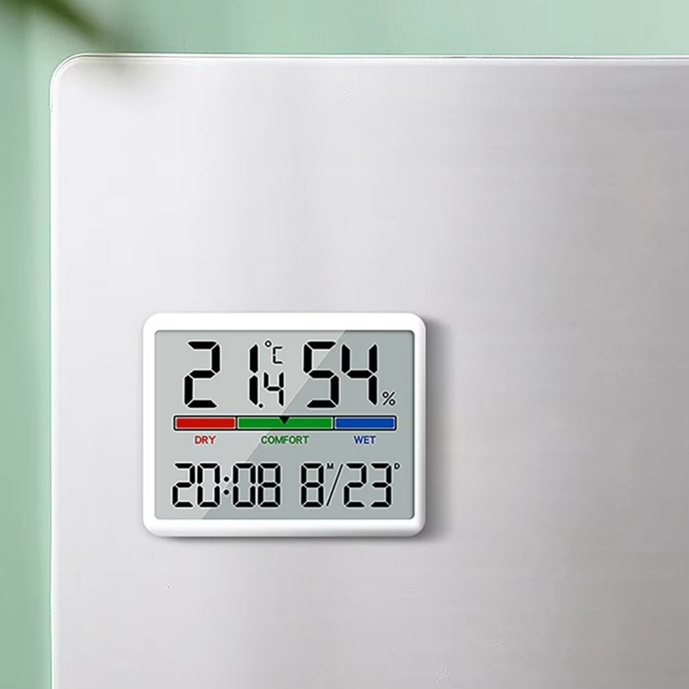 磁気吊り下げ時計大型液晶画面デジタルディスプレイ室内温度計超 - Pool Alarm Float のレビューと価格