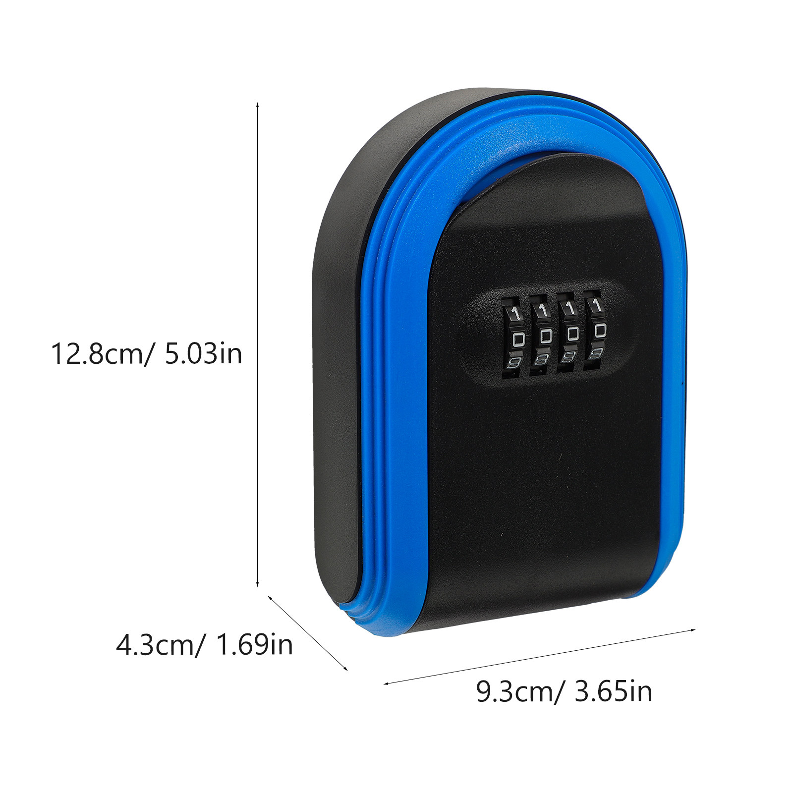キーロックボックス壁掛けプラスチック製リセット可能な4桁コー - Lockbox Key Secure のレビューと価格