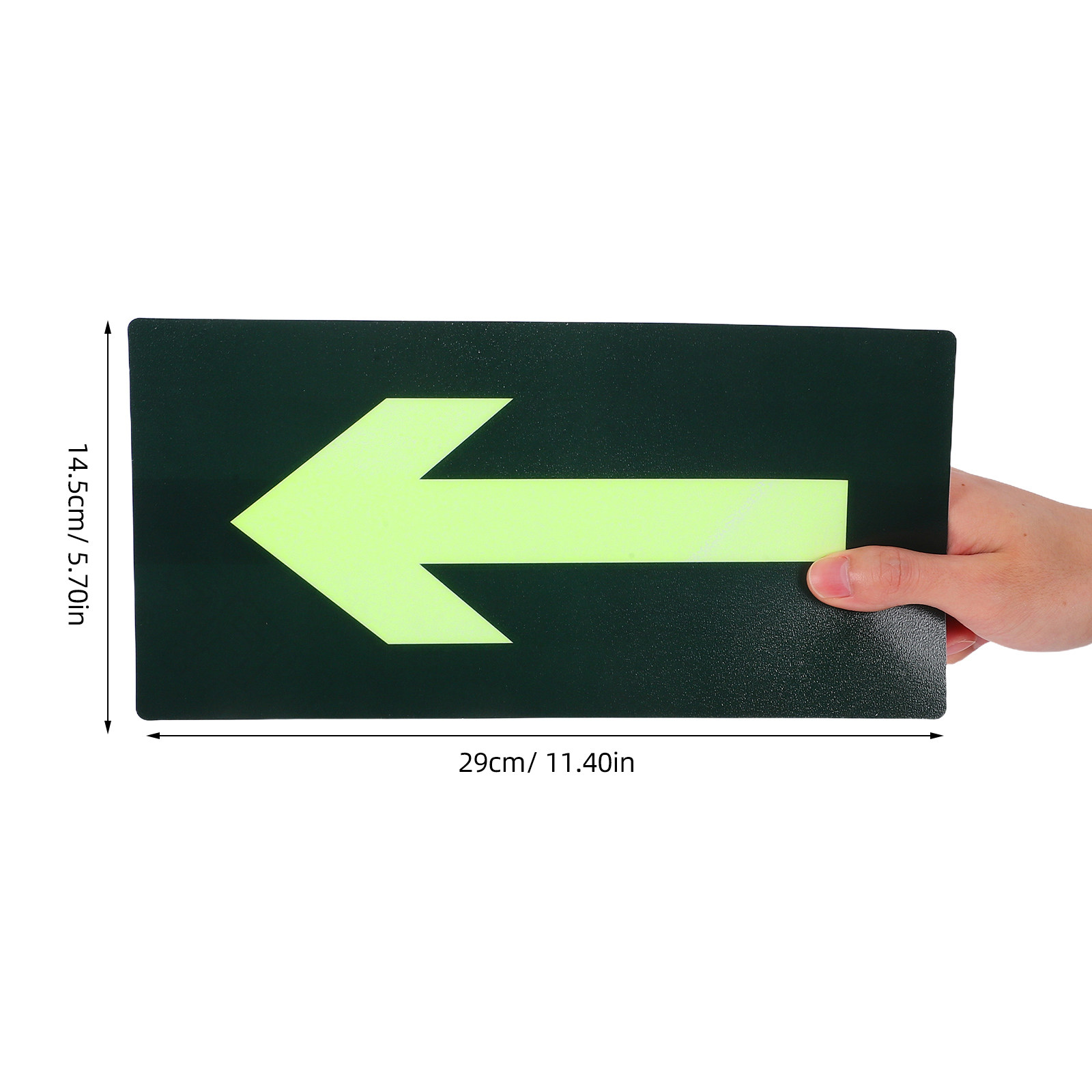 8枚入り 暗闇で光る防水非常口矢印ステッカー 自己粘着式防火 - Emergency Exit Sign のレビューと価格