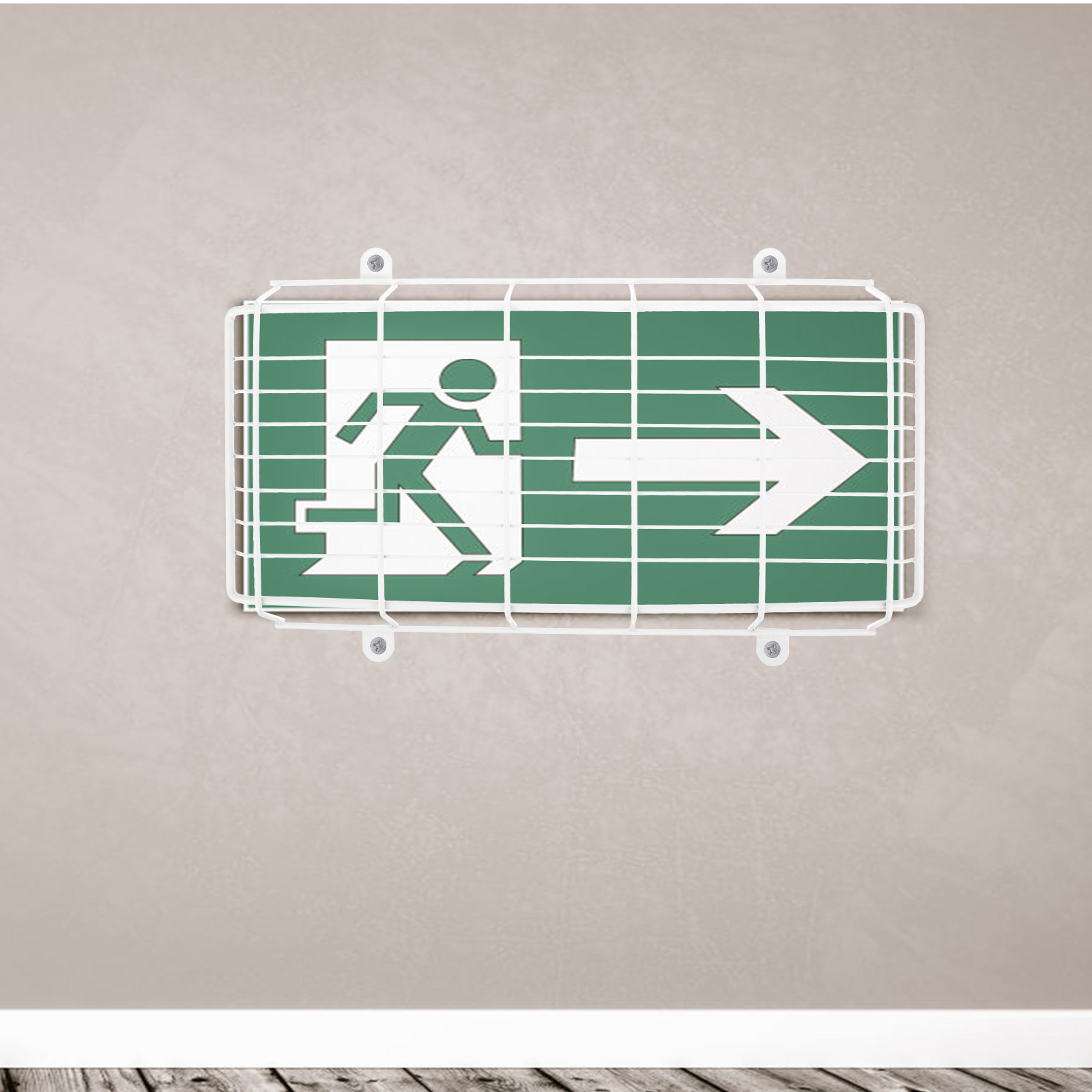 金属製非常灯保護カバー ステンレス製出口標識カバー 簡単設置 - Emergency Exit Sign のレビューと価格